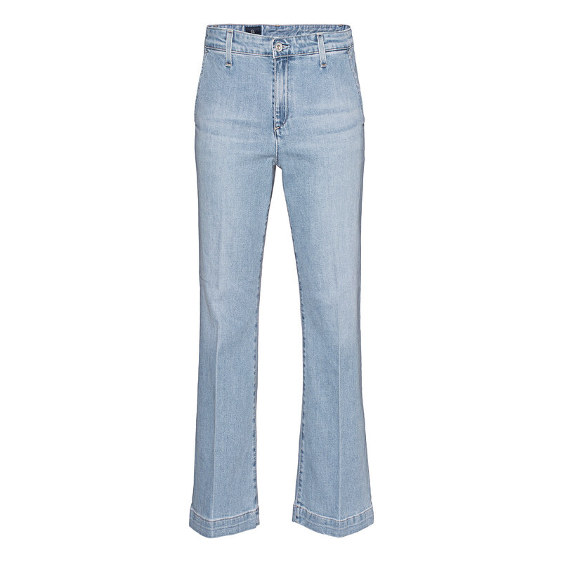 AG Jeans The Layla Flare Crop Light Blue