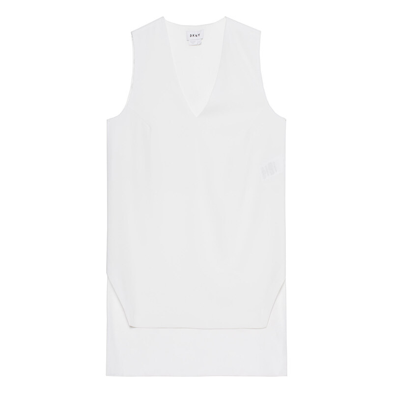 DKNY Graphic Open Back Off White