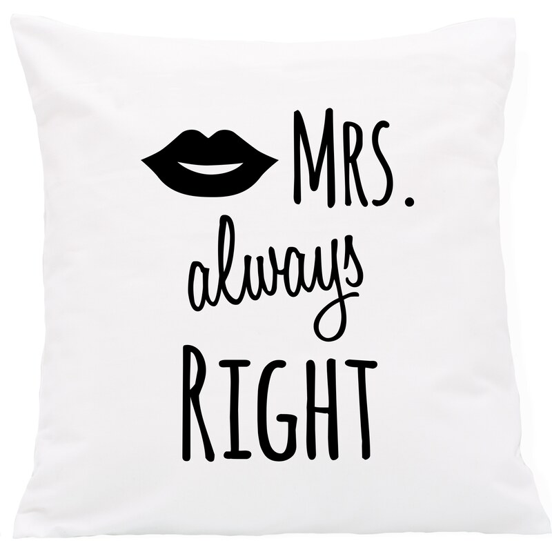 Eulenschnitt Kissen Mrs. Right