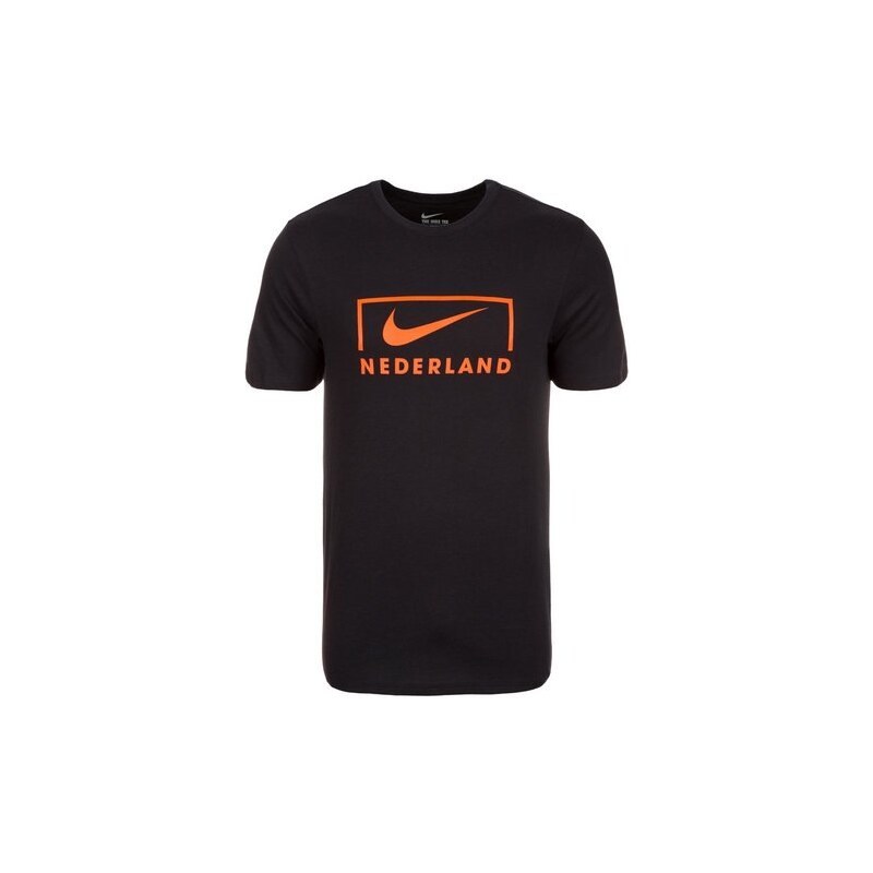 Niederlande EC16 Swoosh T-Shirt EM 2016 Herren Nike schwarz L - 48/50,M - 44/46,S - 40/42