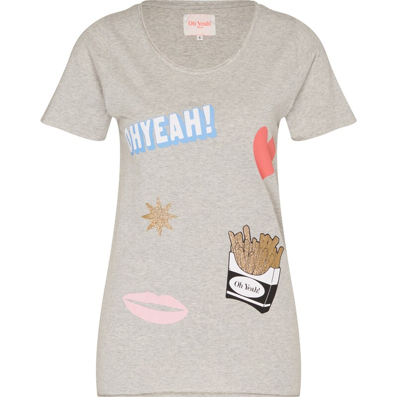 Oh Yeah! Shirt Patches Crew Neck