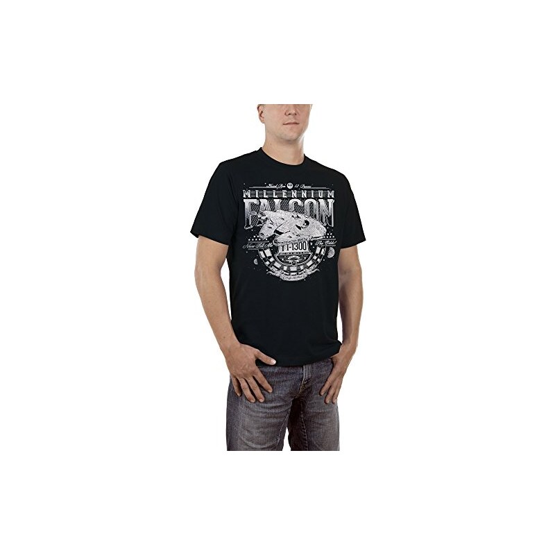 Touchlines Herren T-Shirt Millenium Falcon