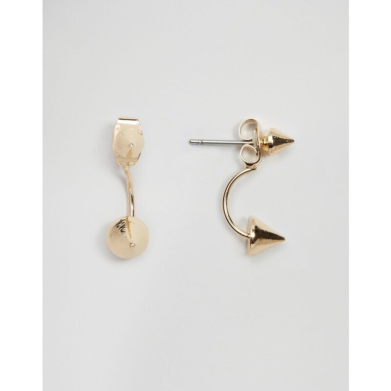 ASOS - Schwingende Ohrringe mit Ministachel - Gold