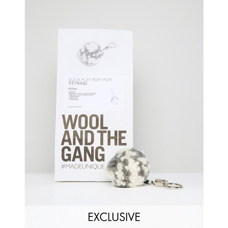 Wool and the Gang Wool & The Gang - Bommelset zum Selbermachen - Grau