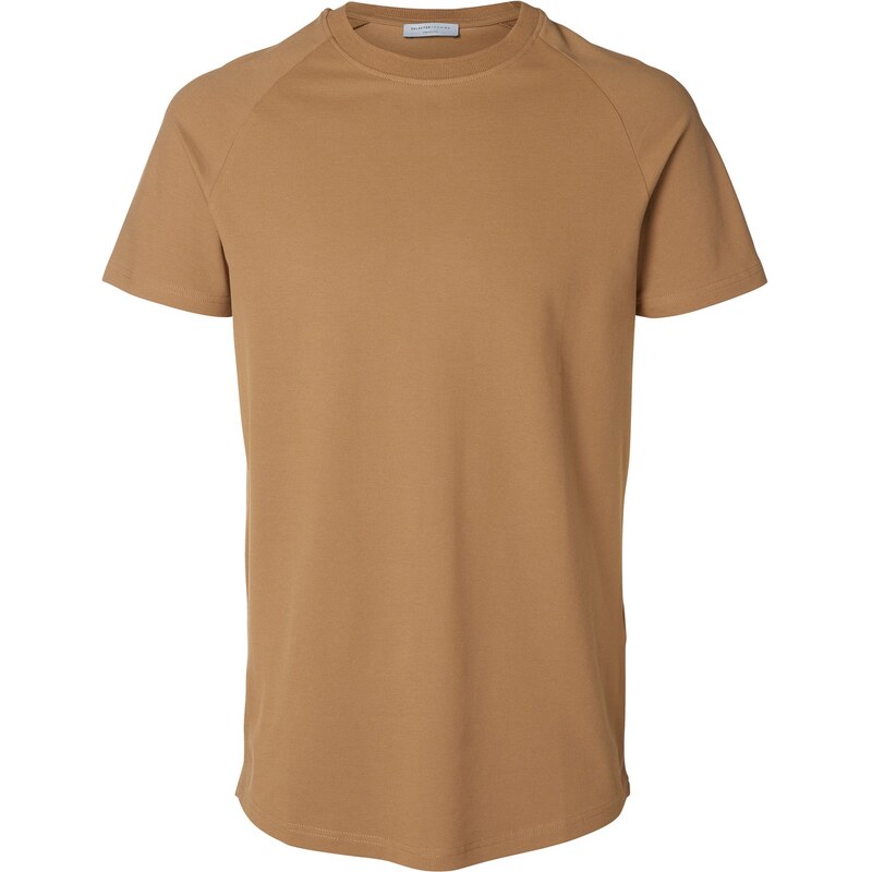 SELECTED HOMME Rundausschnitt T Shirt