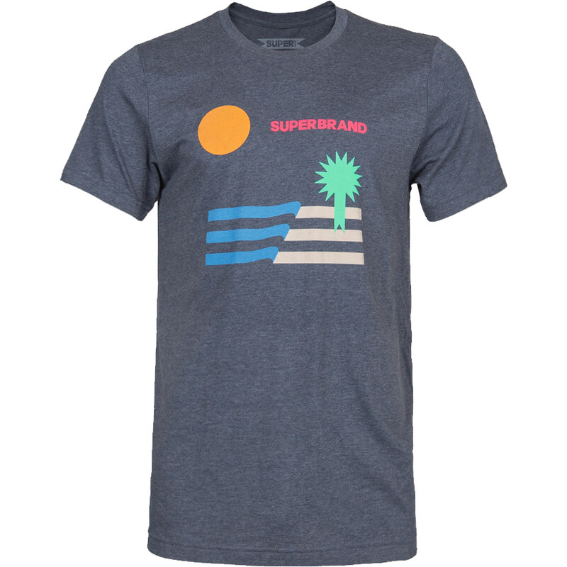 Superbrand Tropical T-Shirts T-Shirt navy