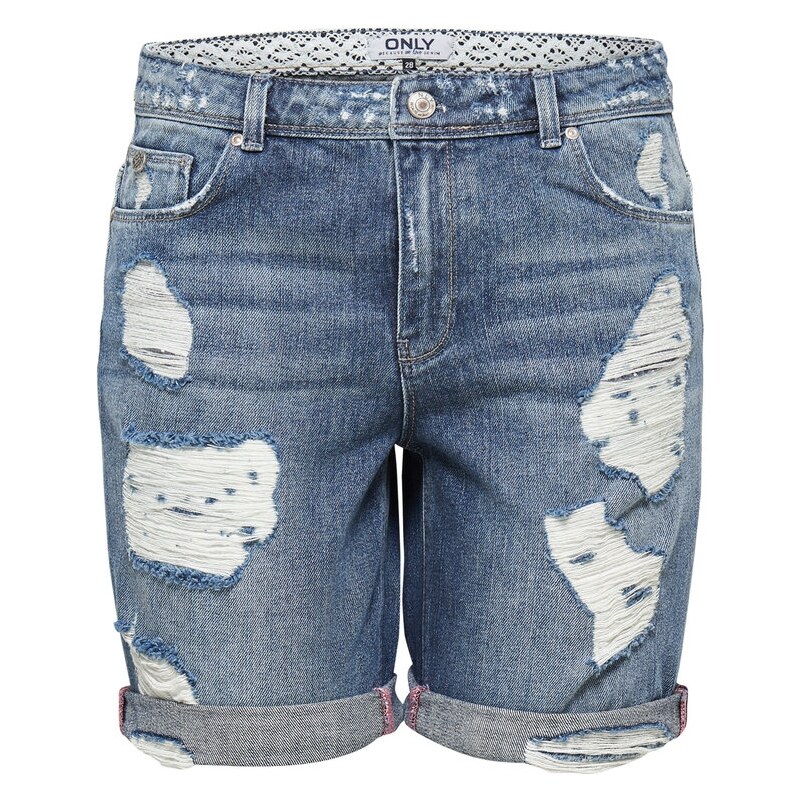 ONLY Destroyed Bermuda Jeansshorts