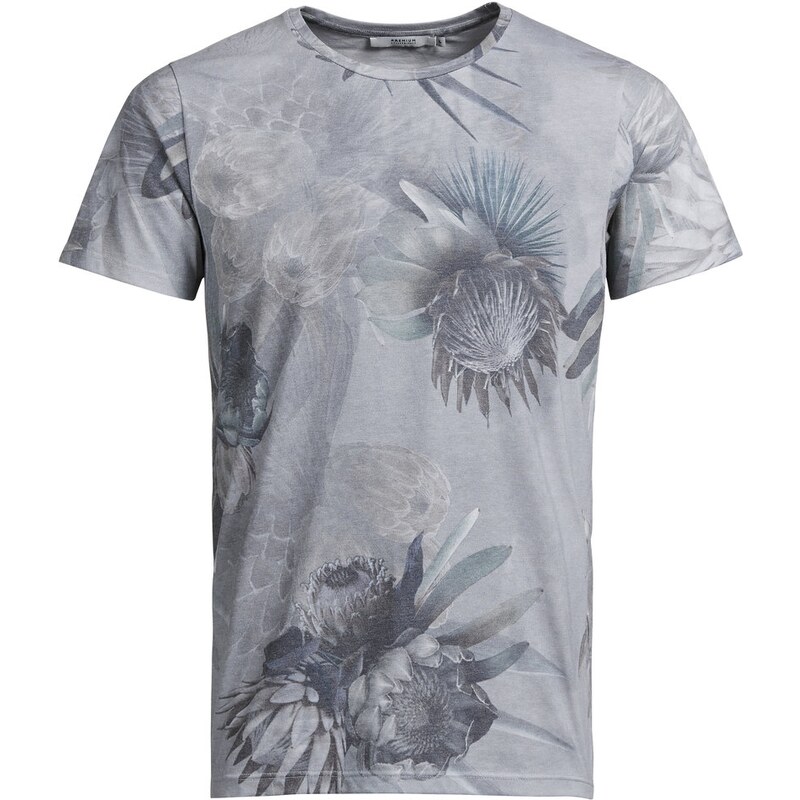 JACK & JONES Blumen Print T Shirt