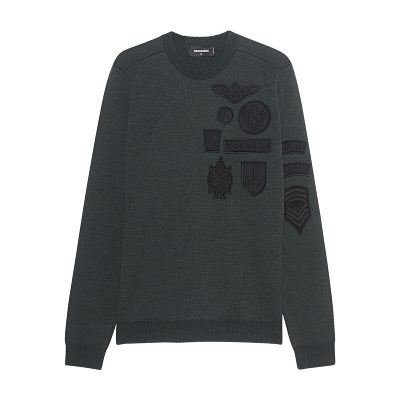 DSQUARED2 Patch Military Dark Green
