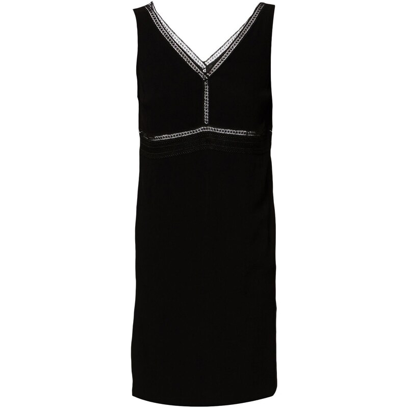 Idano Kleid mit Trägern - schwarz