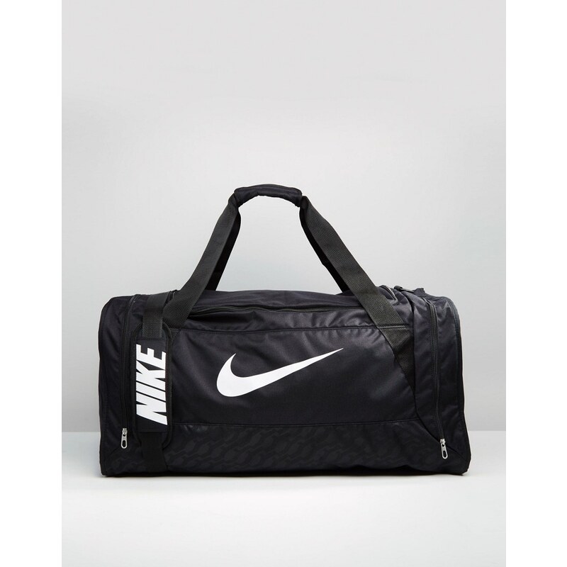 Nike - Brasilia - Große, schwarze Beuteltasche, BA4828-001 - Schwarz