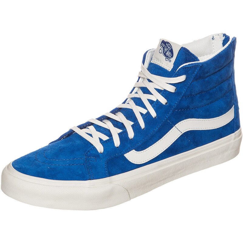 Große Größen: VANS Sk8-Hi Slim Zip Sneaker, blau / weiß, Gr.9.0 US - 42.0 EU-9.0 US - 42.0 EU