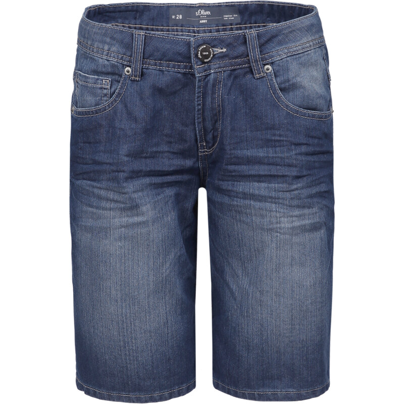 s.Oliver Abby: Shorts aus Used-Denim