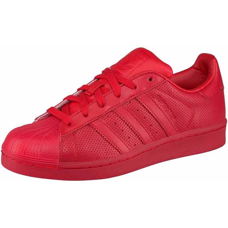 Große Größen: adidas Originals Superstar adicolor Sneaker, Rot, Gr.37-44
