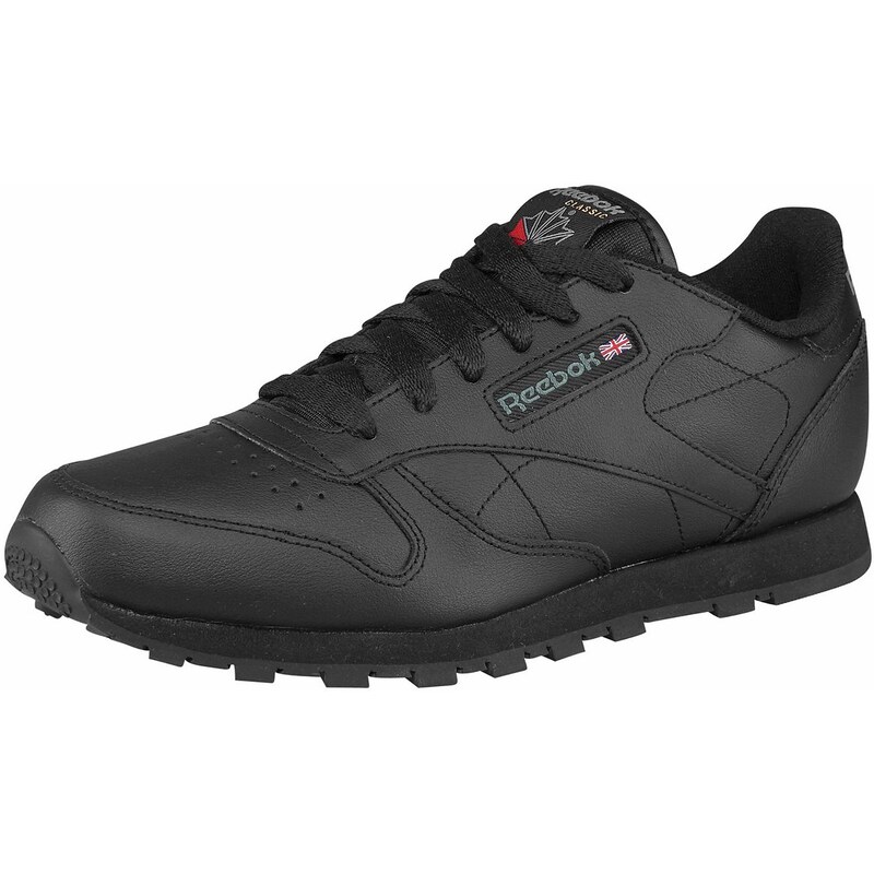 Große Größen: Reebok Classic Sneaker »Classic Leather«, schwarz, Gr.35-38