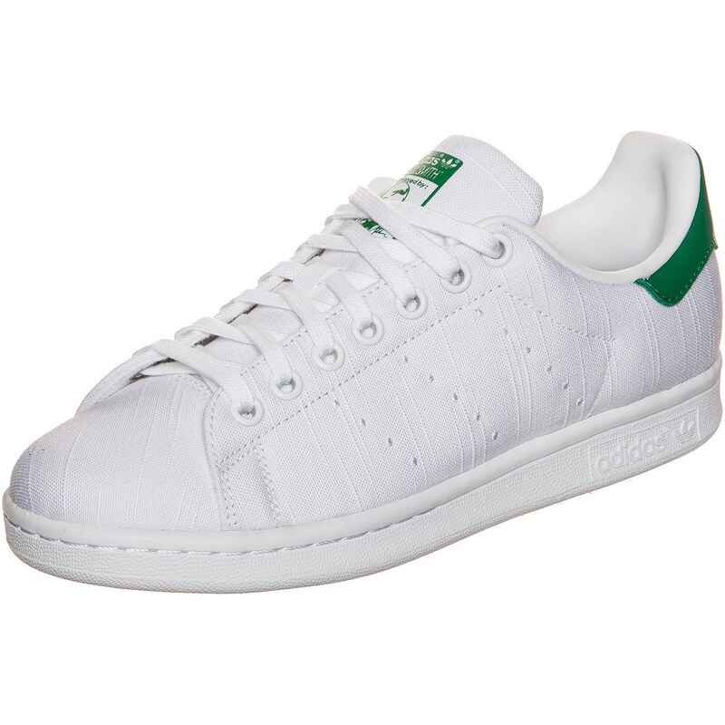 Große Größen: adidas Originals Stan Smith Sneaker Damen, weiß / grün, Gr.5.5 UK - 38.2/3 EU-8 UK - 42 EU