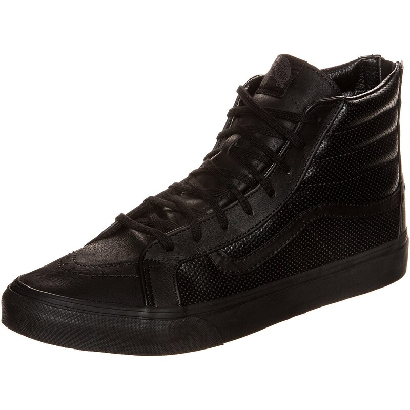 Große Größen: VANS Sk8-Hi Slim Zip Sneaker, schwarz, Gr.4.5 US - 36.0 EU-6.5 US - 38.5 EU