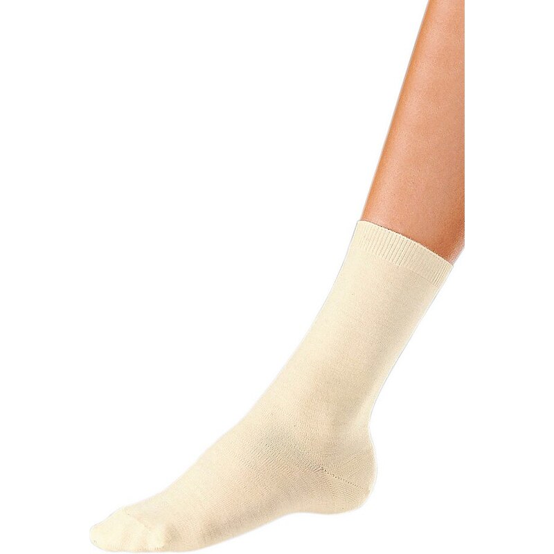 Große Größen: Socke, Rogo (3 Paar), beige, Gr.1 (35-38)-4 (47-50)