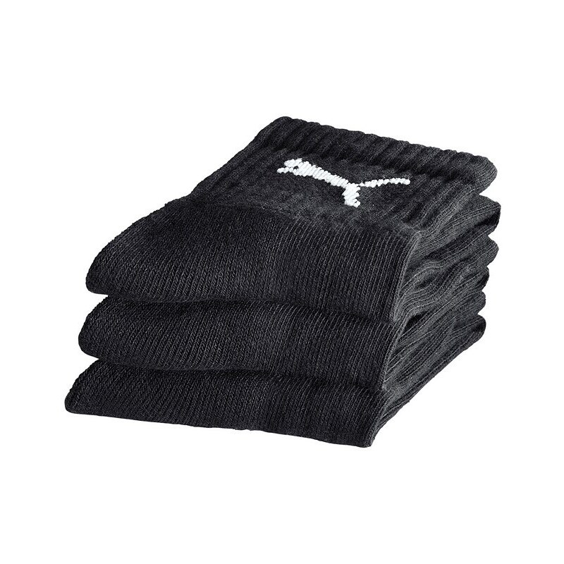 Große Größen: Socken, Puma (3 Paar), schwarz, Gr.35-38-43-46