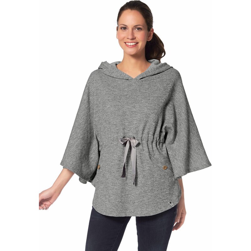 Große Größen: Roxy Sweatshirt, Grau, Gr.L (40)-L (40)