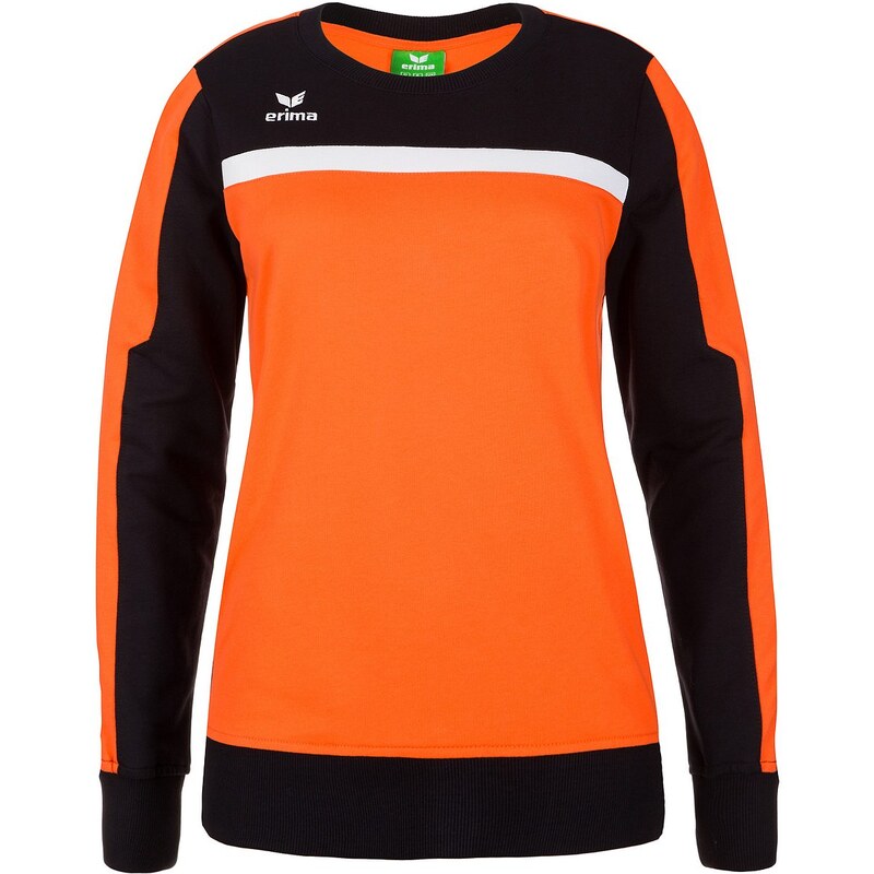Große Größen: ERIMA 5-CUBES Sweatshirt Damen, orange/schwarz/weiß, Gr.34-48