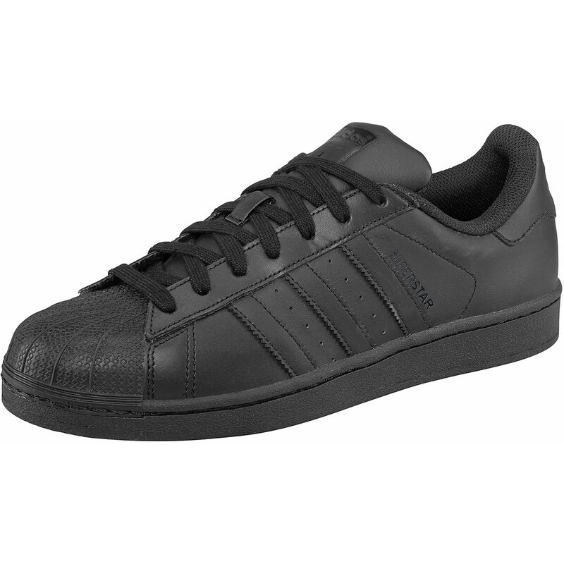 Große Größen: adidas Originals Sneaker »Superstar«, schwarz-schwarz, Gr.38-47