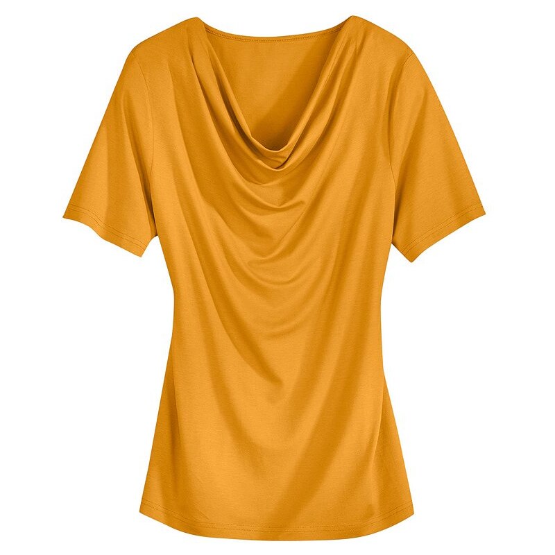 Große Größen: Classic Inspirationen Shirt mit eingesetzten Ärmel, maisgelb, Gr.36-54