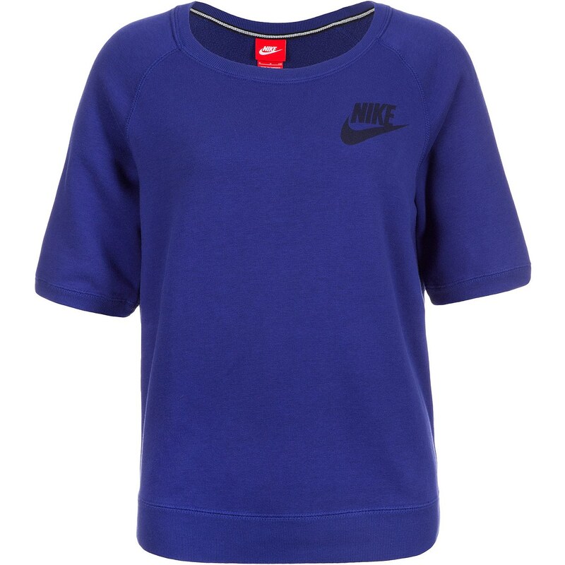 Große Größen: Nike Sportswear Rally Crew Sweatshirt Damen, dunkelblau / schwarz, Gr.L - 44/46-M - 40/42