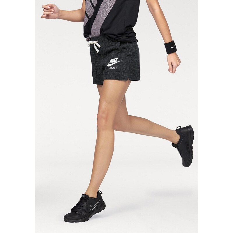 Große Größen: Nike Sportswear Sweatshorts »GYM VINTAGE SHORT«, schwarz-meliert, Gr.L (42/44)-XL (46/48)