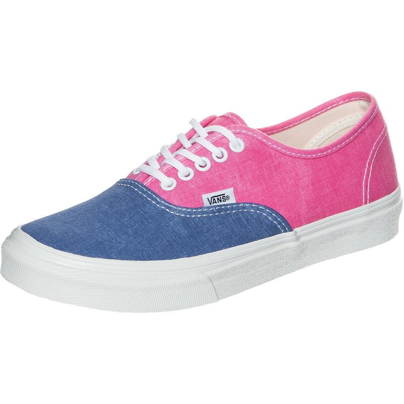 Große Größen: VANS Authentic Washed Sneaker Damen, pink / blau, Gr.4.5 US - 36.0 EU-9.0 US - 42.0 EU