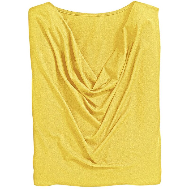 Große Größen: Classic Inspirationen Shirt mit eingesetzten Ärmel, gelb, Gr.36-54
