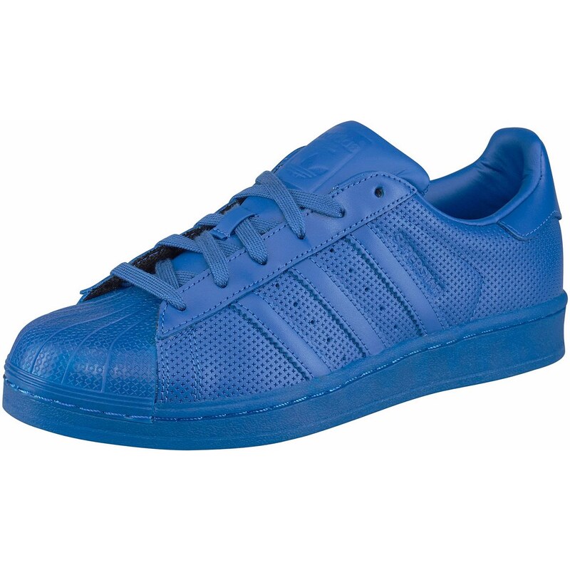 Große Größen: adidas Originals Superstar adicolor Sneaker, Blau, Gr.37-46