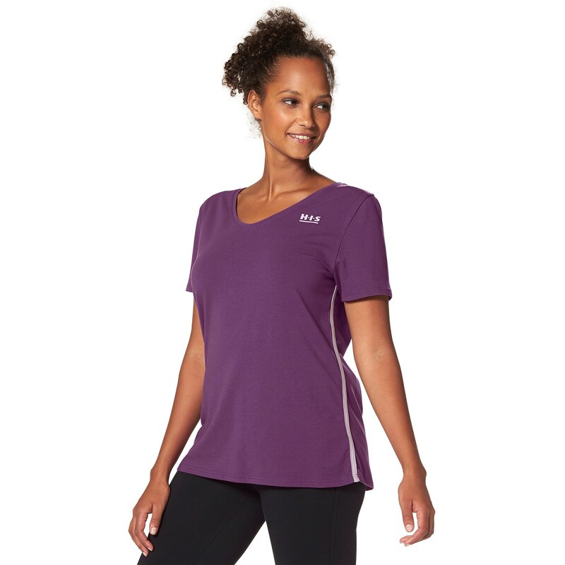 Große Größen: H.I.S T-Shirt, violett, Gr.40/42 (M)-56/58 (XXXL)
