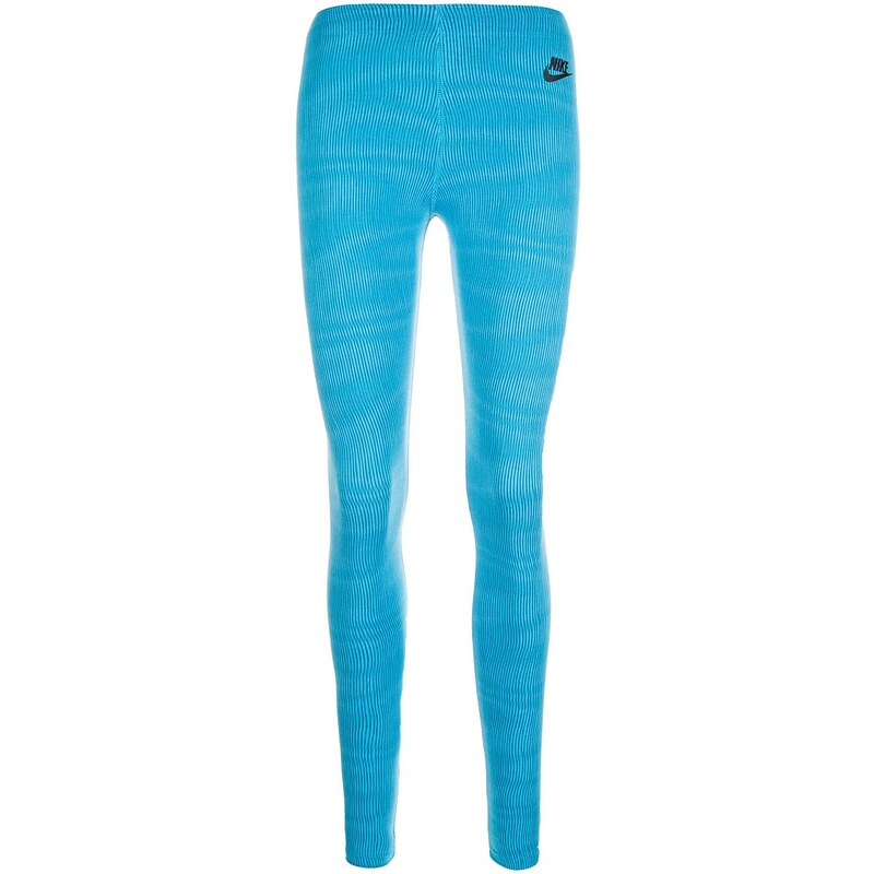 Große Größen: Nike Sportswear Leg-A-See Printed Legging Damen, blau, Gr.M - 40/42-XL - 48/50