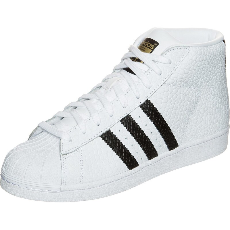Große Größen: adidas Originals Superstar Pro Model Animal Sneaker, weiß / schwarz, Gr.11.5 UK - 46.2/3 E-11.5 UK - 46.2/3 E