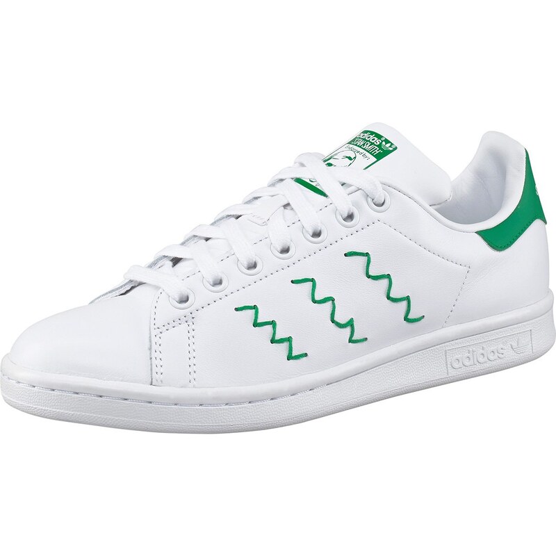 Große Größen: adidas Originals Sneaker »Stan Smith W«, weiß-grün, Gr.38-41