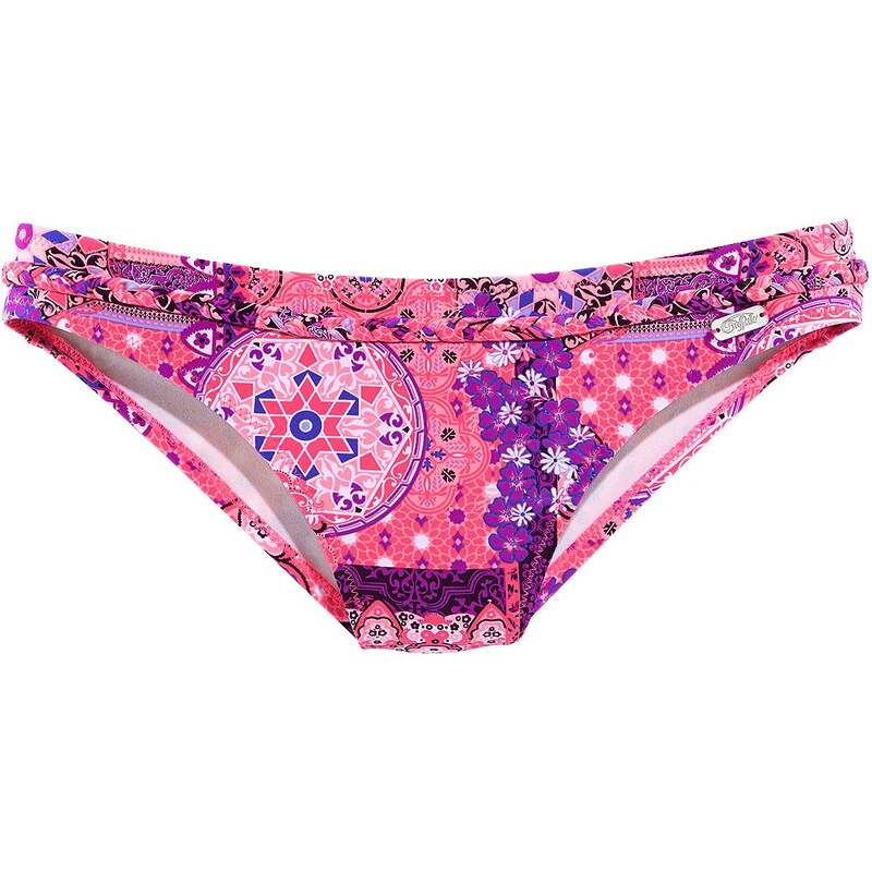 Große Größen: Bikini-Hose ´´Shari´´, Buffalo, rosa bedruckt, Gr.32-44