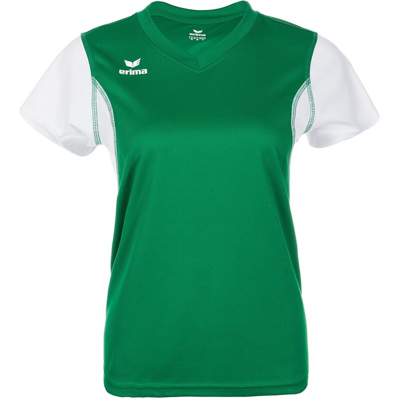 Große Größen: ERIMA T-Shirt Damen, smaragd/weiß, Gr.34-44