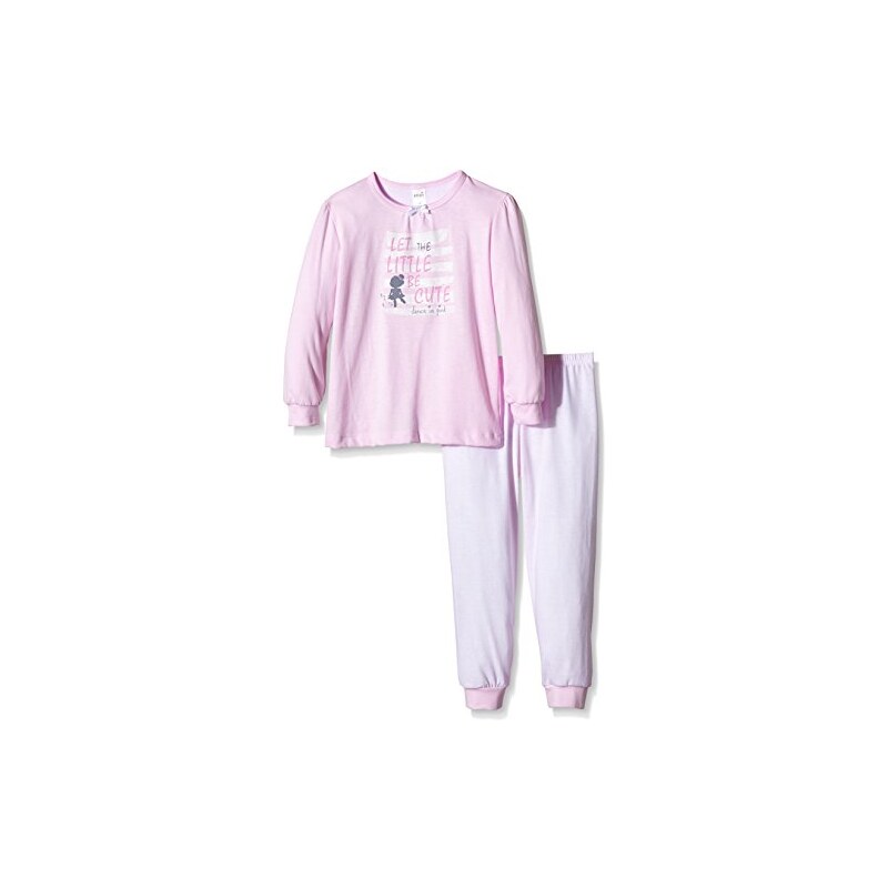HUBER Mädchen Zweiteiliger Schlafanzug Girls Pyjama Lg. Bund