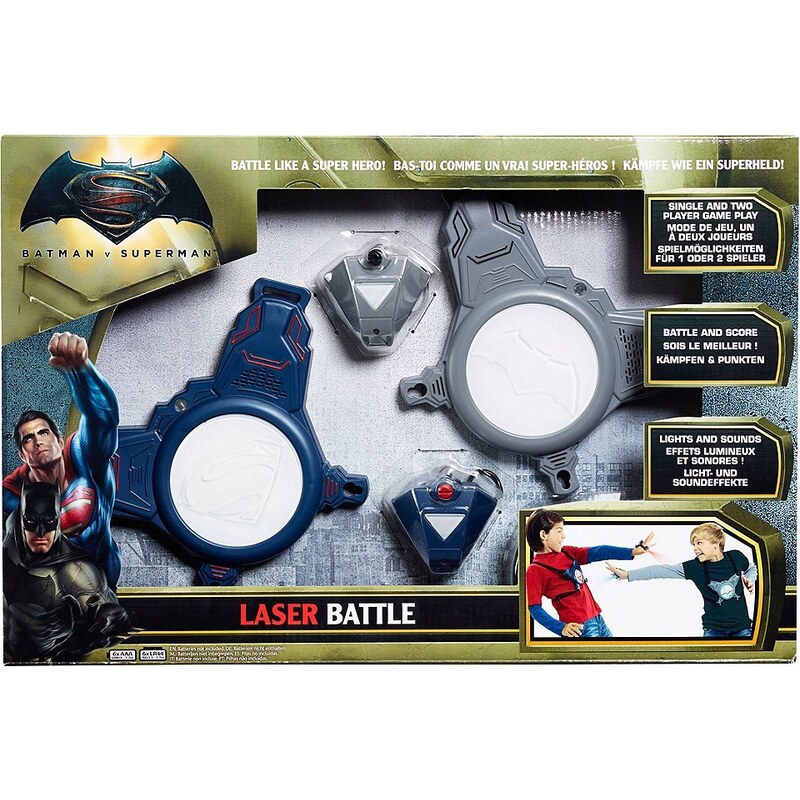 Vivid Spielset Handlaser und Brustpanzer, »Batman vs Superman Laser Battle«
