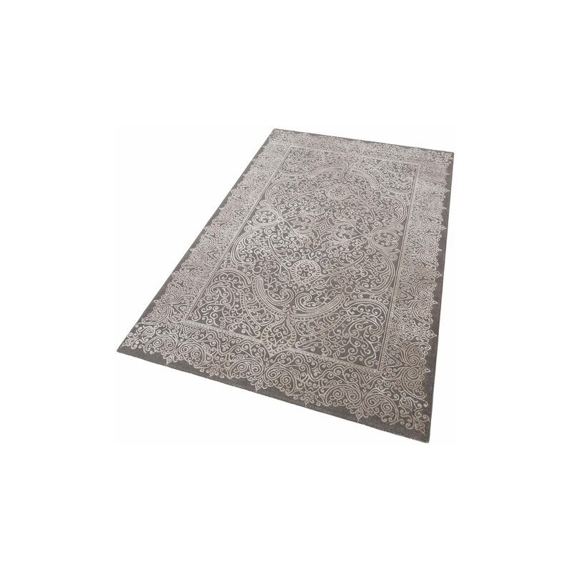 Teppich merinos Naomi Vintage Hoch-Tief-Effekt MERINOS grau 2 (B/L: 80x150 cm),3 (B/L: 120x170 cm),4 (B/L: 160x230 cm),6 (B/L: 200x290 cm)