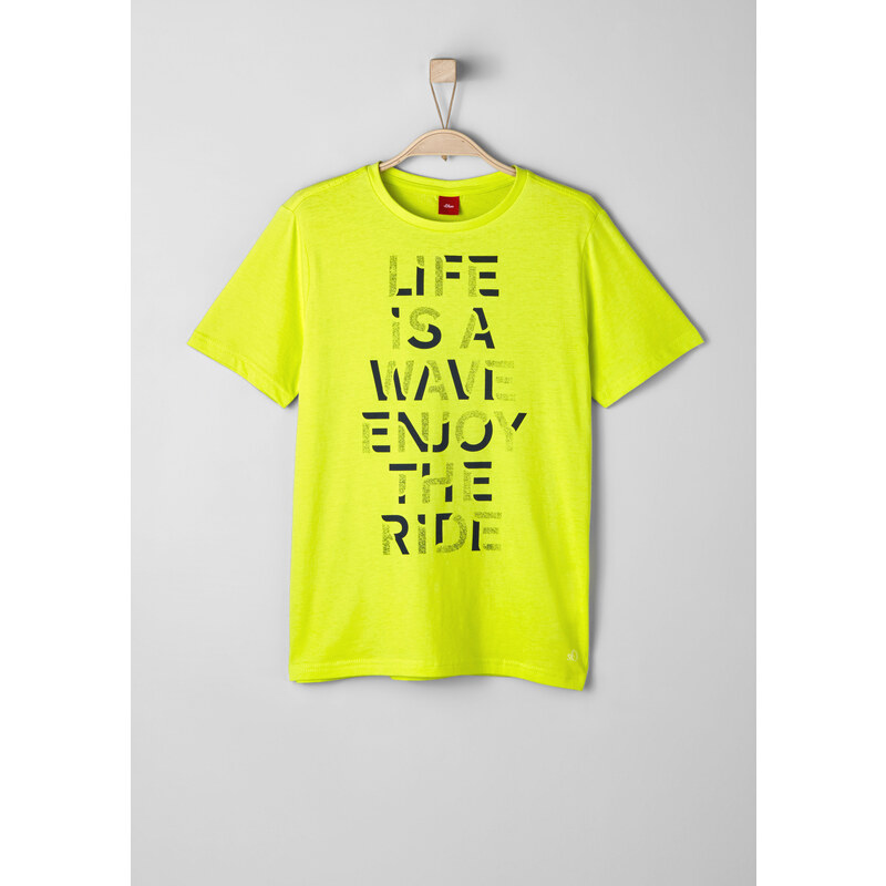 s.Oliver T-Shirt mit Schrift-Print-Effekt