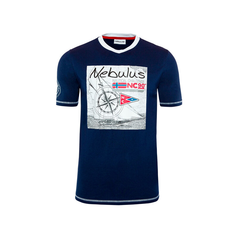 Nebulus T-Shirt Lines - Dunkelblau - XL