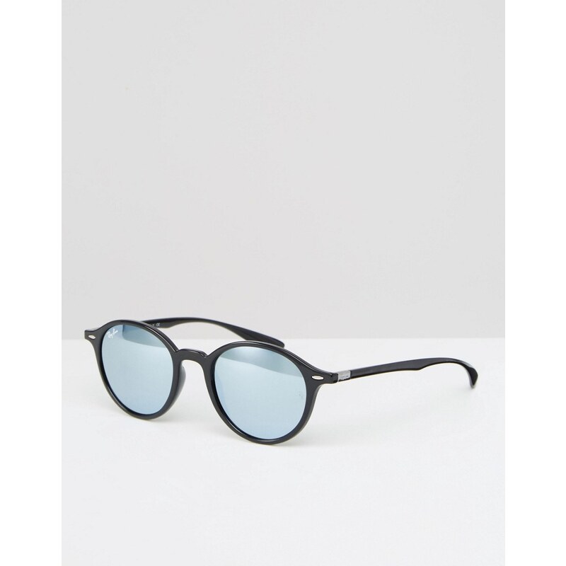 Ray-Ban - Runde Sonnenbrille mit silber verspiegelten Gläsern - Silber