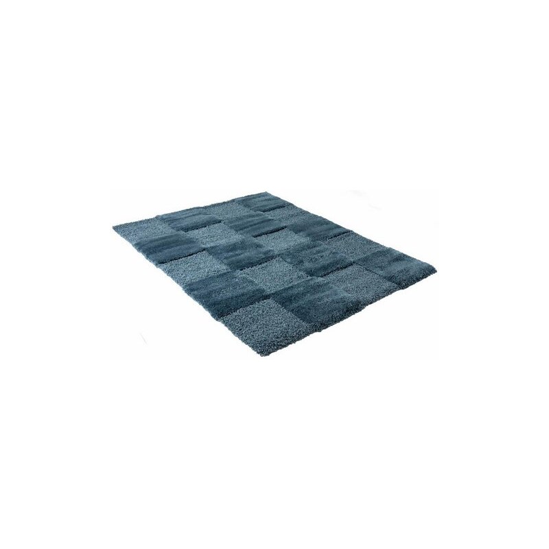 Hochflor-Teppich Impression 1902 Höhe 50 mm gewebt IMPRESSION blau 2 (B/L: 80x150 cm),3 (B/L: 120x170 cm),4 (B/L: 160x230 cm),6 (B/L: 200x290 cm)