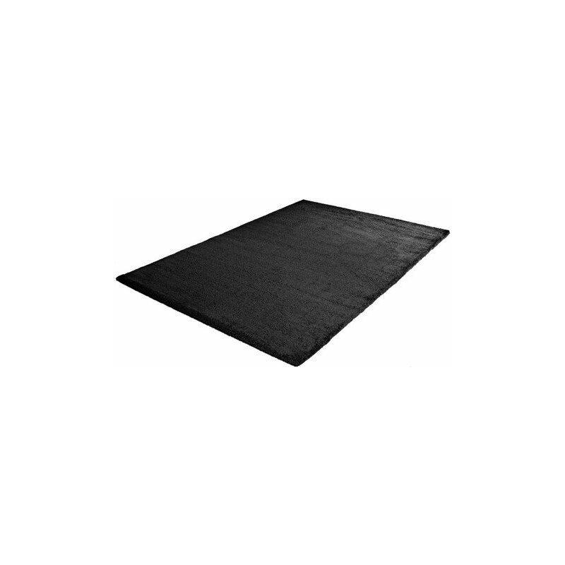 IMPRESSION Hochflor-Teppich Impression Silky Touch Höhe 30 mm gewebt schwarz 2 (B/L: 80x150 cm),3 (B/L: 120x170 cm),4 (B/L: 160x230 cm),6 (B/L: 200x290 cm)