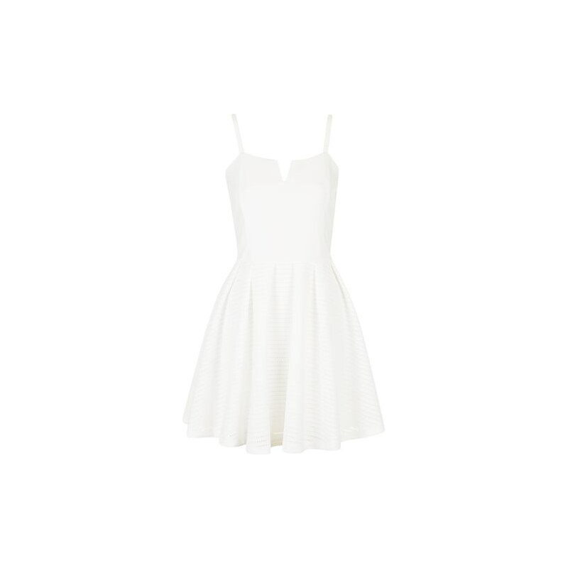 Topshop **Kleid mit V-Ausschnitt von Wal G - Weiß