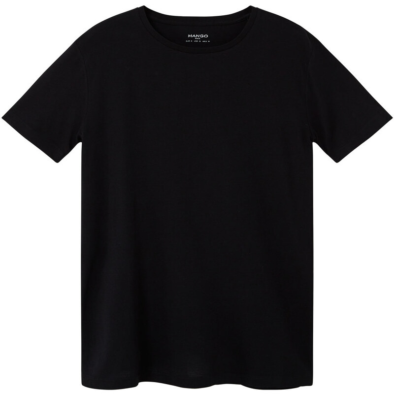 MANGO MAN Basic-T-Shirt Aus Baumwolle