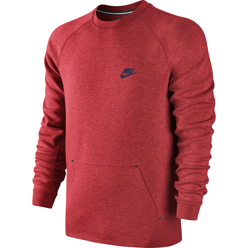 Nike Tech Fleece Crew-1MM Sweater red/obsidian