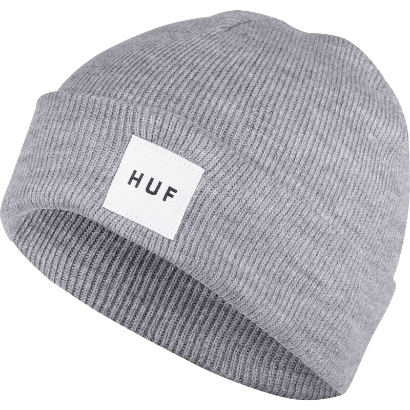 Huf Box Logo Beanie grey heather